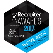 Recruiter Awards Finalist 2017